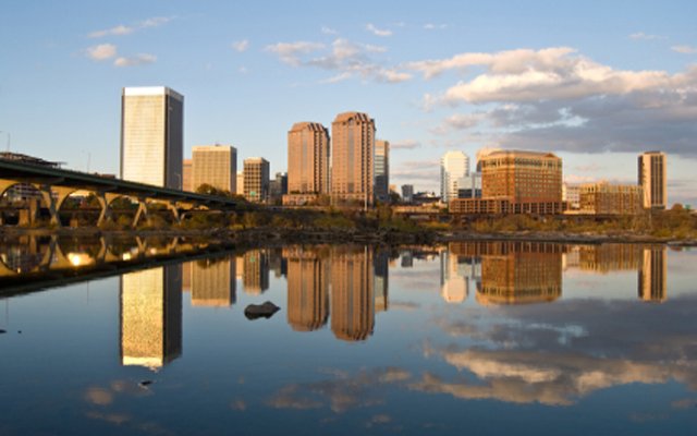 A beautiful view of downtown Richmond, Virginia